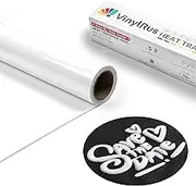White Puff Vinyl Heat Transfer 3D -12” x 6ft Puff Iron on Vinyl for T-Shirt, Puff HTV Vinyl Roll for Silhouette Cameo, Cricut Air or Maker, Easy to Cut and Weed