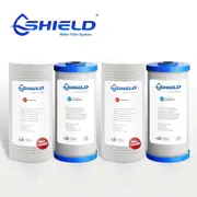 10'' x 4.5'' Whole House Big Blue Water Filter Replacement Cartridges 2 Set