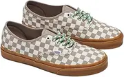 [Vans] Mens Authentic Checkerboard Moon Rock Grey Lace Up Shoes