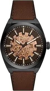 [FOSSIL] Everett Men's Automatic Watch with Mechanical Movement and Skeleton Dial