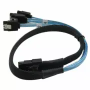 Internal Mini-SAS SFF8087 To 4x Straight Reverse SATA Fanout Cable Length 1m