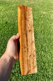 Fiddleback Tasmanian Oak Billet Hardwood Wood Turning Timber