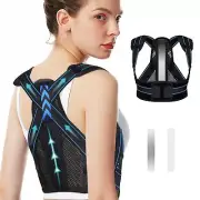 Posture Corrector for Women and Men,Adjustable & Breathable Back Brace (Size:L)