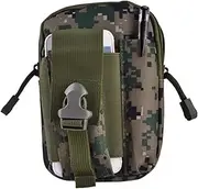 Wavefind Waist Pack Tactical Outdoor Nylon Bum EDC Pouch Phone Bags Multi Purpose Military Hunting Belt Utility Travel Holster case Running Camping Hiking