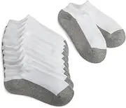 [Jefferies Socks] Boys 8-20 Seamless Toe Athletic Low Cut, 6-pack