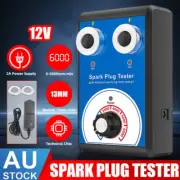 12V Dual Hole Car Spark Plug Tester Gasoline Ignition Diagnostic Detector Tool
