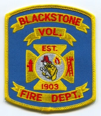 Blackstone Volunteer Fire Department Patch Virginia VA