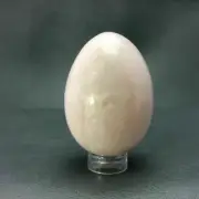 Pink Mangano Calcite Egg 180102 48.2mm Stone of Forgiveness Metaphysical