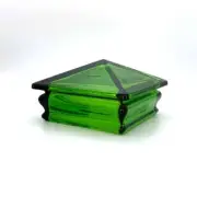 Woodway Glass Post Caps - 6x6 - Forest Green