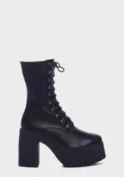 [Lamoda] Short Siren Chunky Platform Calf Boots