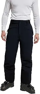 [Mountain Warehouse] Orbit Stretch Mens Ski Pants - Waterproof Winter Salopettes, Recco Reflectors - Perfect for Winter Holidays, Skiing & Snowboarding Carbon XXS, Carbon, XX-Small