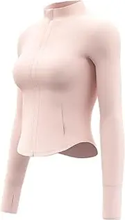 [VENLOTA] Women's Lightweight Athletic Jacket, Sun Protection Full Zip Long Sleeve Shirts, Suitable for Hiking and Outdoor Wear