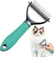 Dematting Comb for Cats - Stainless Steel Cat Comb Grooming Dog Brush | Detangling Pet Supplies Dematting Mat Remover for Puppy & Kitten