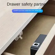 Smart Wood Door Lock Keyless Invisible Electronic Lock IC Card TTlock App Unlock Cabinet Locker Furniture Drawer Lock Black