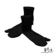 【菁炭元素】日本原裝進口抗菌除臭機能二趾襪-黑(1雙)