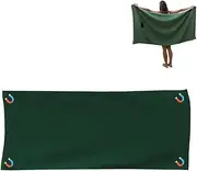 Outdoor Magnetic Bath Towel,Super Absorbent & Quick-Drying Microfiber Towel,Quick-Dry Sand-Resistant Beach Towel with Magnetic Closure,Hands-Free Hanging,Ideal for Fitness,Bathroom,Beach,and More