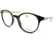 Pepe Jeans Round Reading Glasses BADE from +0.25 to +3.5 Black/ Camo PJ3238 C1