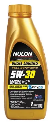 NUL-SYND5W30-1 NULON Long Life Petrol&Diesel Engine Oil, Each
