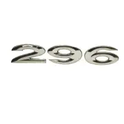 Cobalt Boat Raised Decal 452647 | 296 Silver 7 1/2 x 1 1/2 Inch