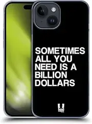 Head Case Designs All You Need Sassy Quotes Hard Back Case Compatible with Apple iPhone 15
