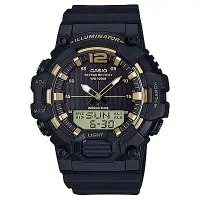 在飛比找Yahoo奇摩購物中心優惠-CASIO 經典再現10年電力雙顯電子錶(HDC-700-9