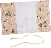 SECFOU Handmade Cloth Book Cover Book Cover Sleeve Fabric Book Cover Book Covers for Textbooks Book Protector Stretchable Book Covers Book Cover Protector Book Sleeve Protector