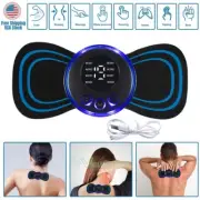 Recargable 8modos Mini Masajeador Electrico De Espalda Y Cuello Pies Terapeutico