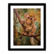 Monkey Framed print Art Poster