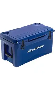 EchoSmile 25/30/35/40/45/55/75 Quart Rotomolded Cooler, 5 Days Ice Chest for BBQ