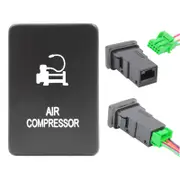 Switch Boss Green LED Push Switch fits Toyota Hilux (2015+) Prado 200 Series (2015+) - Air Compressor