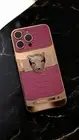 Custom 24k Gold Apple iPhone 16 Pro Max Pink PANTHER Leather Emblem 1 TB