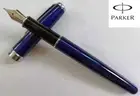 Perfect Parker Sonnet Series Blue Color White Clip Fine 0.5mm Nib Fountain Pen