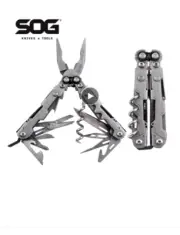 SOG 19 in 1 PowerLitre Folding Pliers Knife EDC Mini Multi-Tools Pocket Scissor
