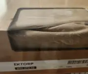 EKTORP SLIPCOVER for 3-seat Sectional w/chaise Article #002.474.26 New in Box