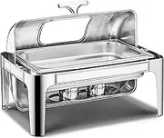 Food Warmer Electric Buffet Server Buffet Server & Heater - Kitchenware New Stainless Steel Double Hot Pot, Catering Buffet Food Warm Tray, Dining Food Pot for Event Catering