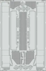 Eduard 1/35 scale Photoetch detail 36380 - fenders for the Ferdinand by Zvezda