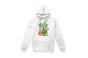 SpongeBob SquarePants Mens Christmas Tree Hoodie (White) - UTTV8666