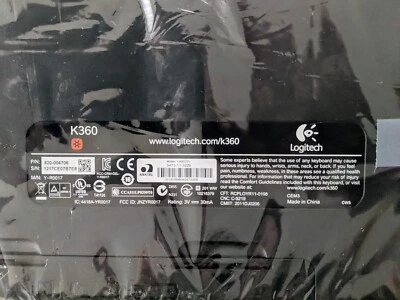 Logitech K360 Wireless Keyboard & M185 Mouse Combo