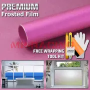 *36"x48" Pink Frosted Film Glass Home Bathroom Window Security Privacy Sticker