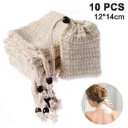 10 Pack Soap Bag, Organic Soap Bag With Pouch Holder