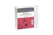 Sentinel Fully Encased Waterproof Mattress Protector (White) - King Single