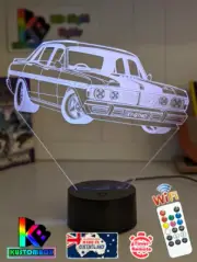 Ford Falcon XY GHTO GT 501 Personalised3D LED Night Light 7 Colour Changing Lamp