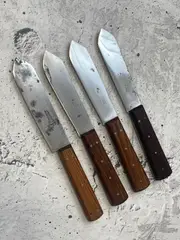 Vintage Sabatier Acier Steak Knife Set 4x Inox Steel Made in France 832