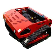 HT1000A Remote Control Lawn Mower 1000mm Cutting Width 45 Degree Slope Capability 680m Control Range Electric Start Engi