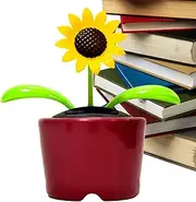 Mihauuke Solar Toys - Dashboard Flower Decorations | Weather-Resistant Outdoor Decor, Funny Car Interior Accessories, Table Ornament for Living Room Bedroom