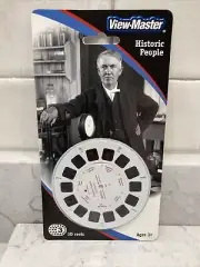 NEW Historic People View-Master 3D 3-Reel In Sealed Packet