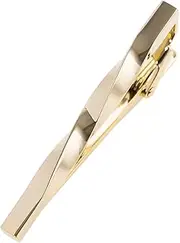 [TAVARAT] Tie Clip Tie Clips for Men twist type Black Silver Tie Bar Tie Pin Tps-077