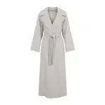 [Max Mara`S] Max Mara`S-Winter White Virgin Wool Doris Long Coat-Donna 40 IT