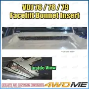 Bonnet Scoop Guard Grille Protector Black for Toyota Landcruiser VDJ76 78 79 FL