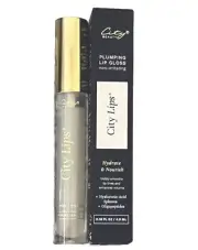 CITY BEAUTY | City Lips Plumping, Hydrating, Smoothing Lip Gloss Color Clear NIB